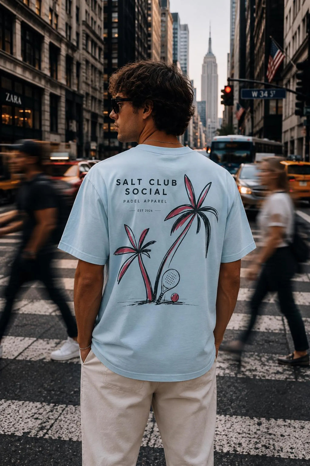 Salt Club Palm Court Tee