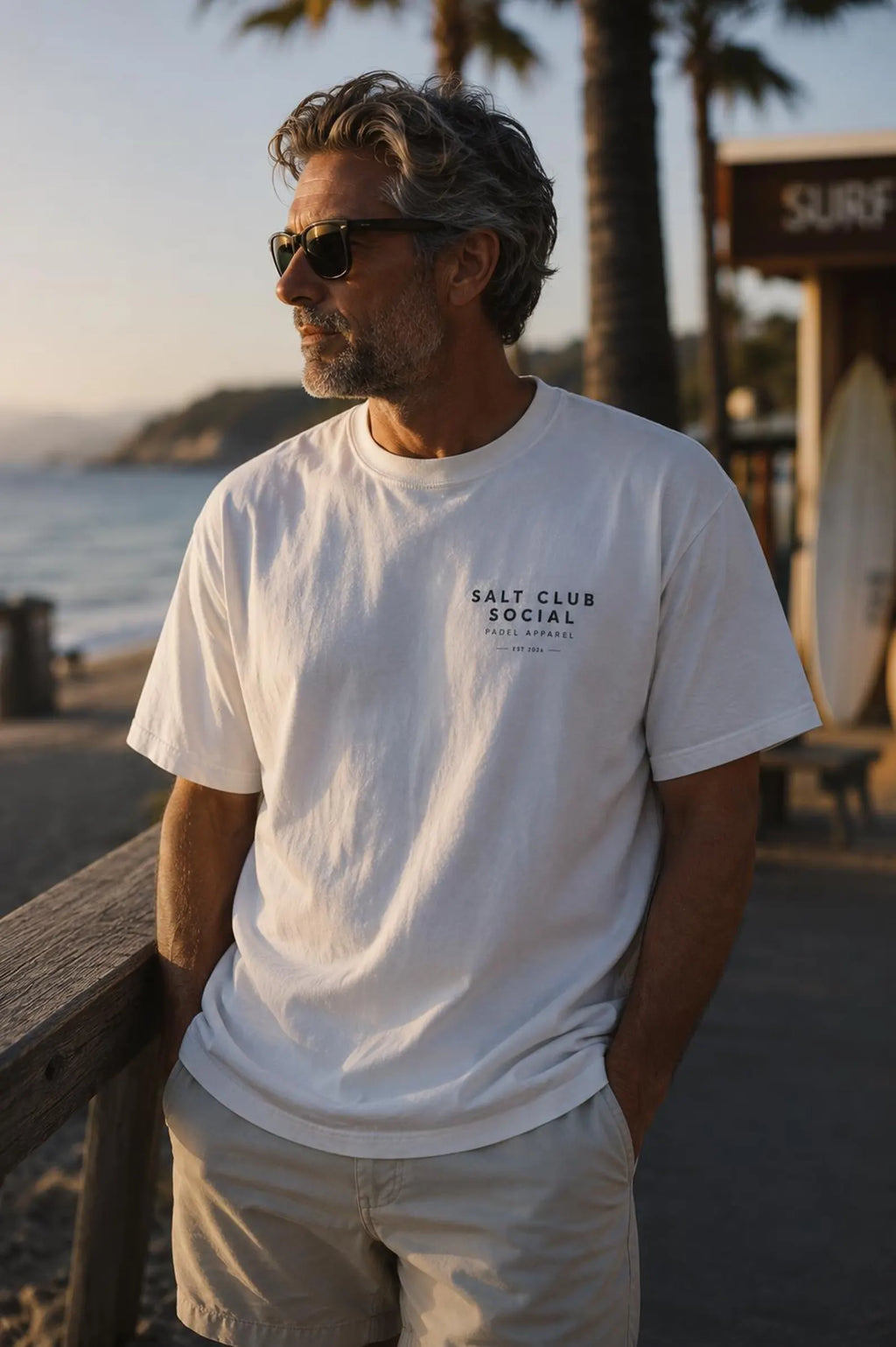 Salt Club Palm Court Tee