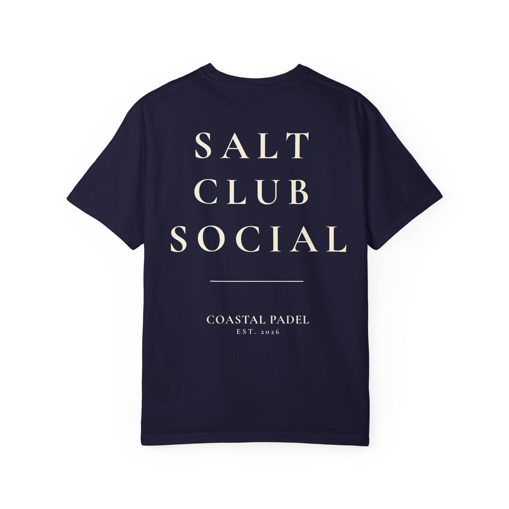 Salt Club Social T-Shirt | Coastal Padel Typography Tee