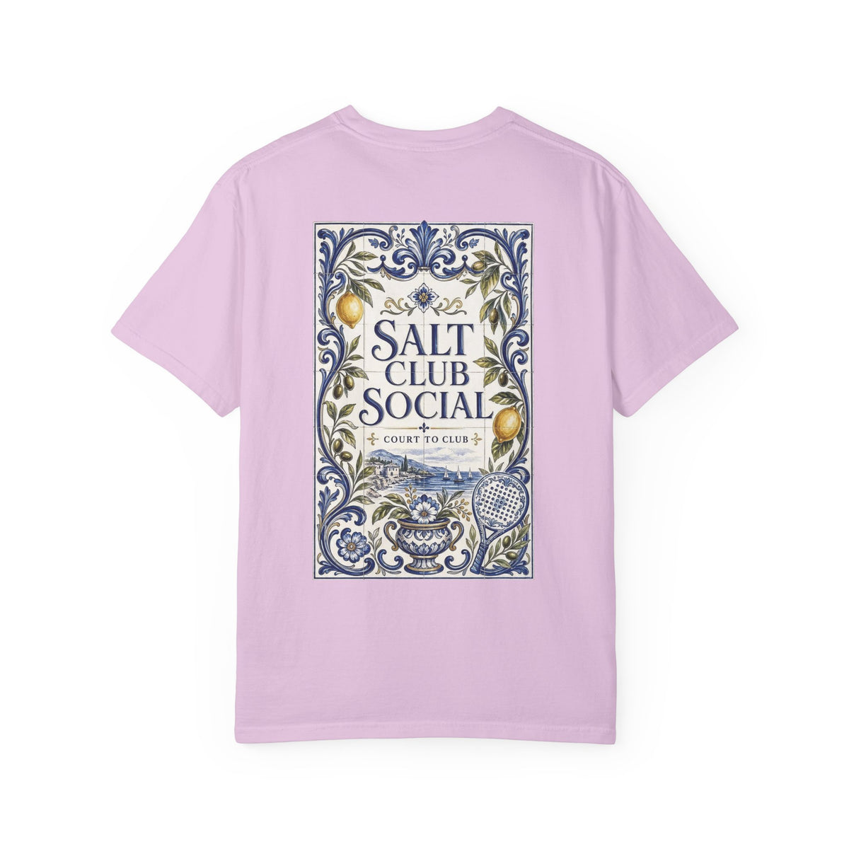 Salt Club Social Ornamental Lemon Tile T-Shirt