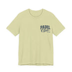 Padel Club Graphic Tee, Padel Rackets, Palm Trees, Court Design, Varsity T-shirt