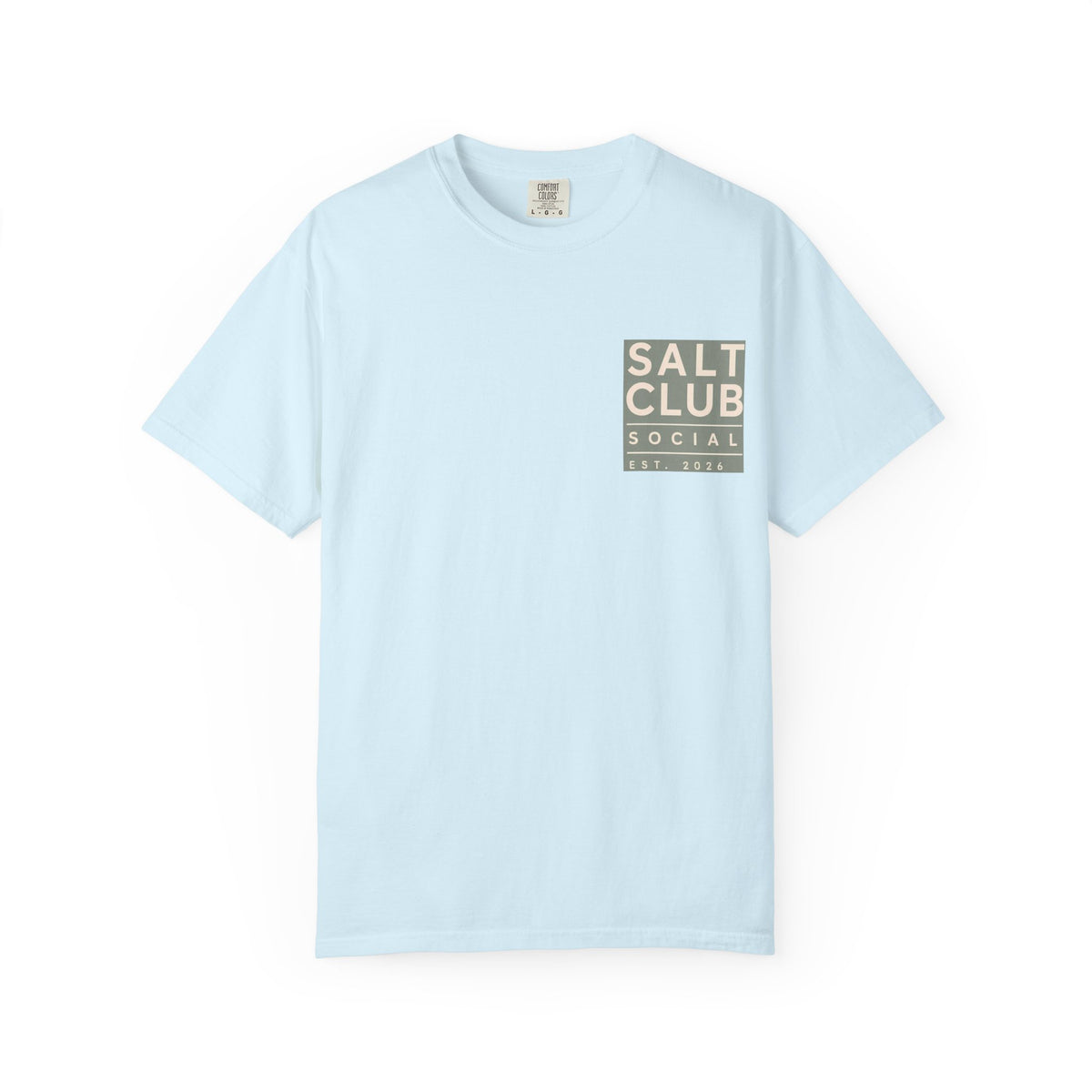Salt Club Social graphic T-shirt | Tennis court design, EST. 2026