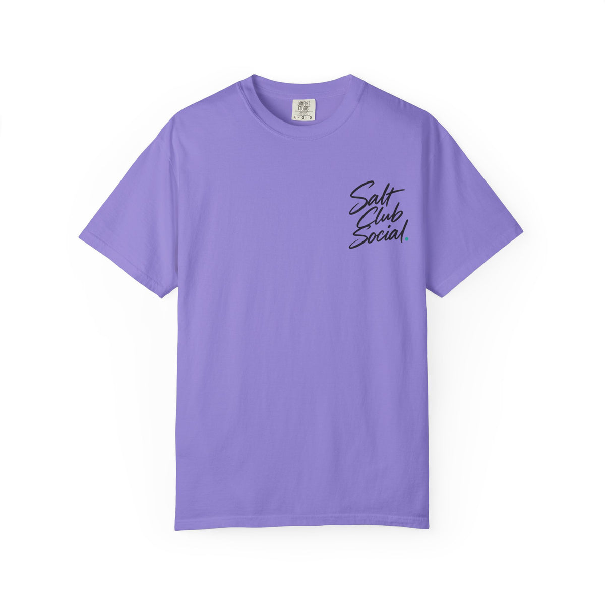 Salt Club Social Script Logo Tee