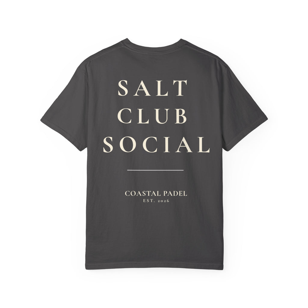 Salt Club Social T-Shirt | Coastal Padel Typography Tee