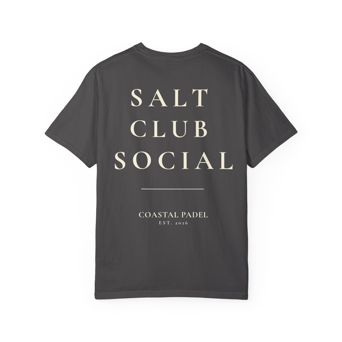 Salt Club Social T-Shirt | Coastal Padel Typography Tee