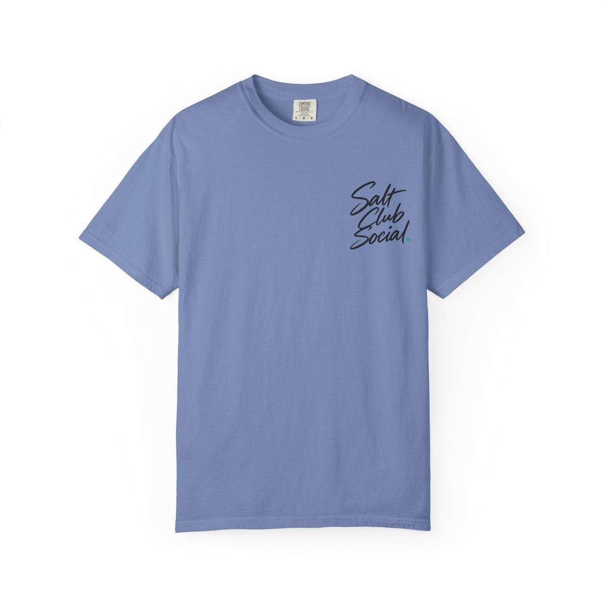 Salt Club Social Script Logo Tee