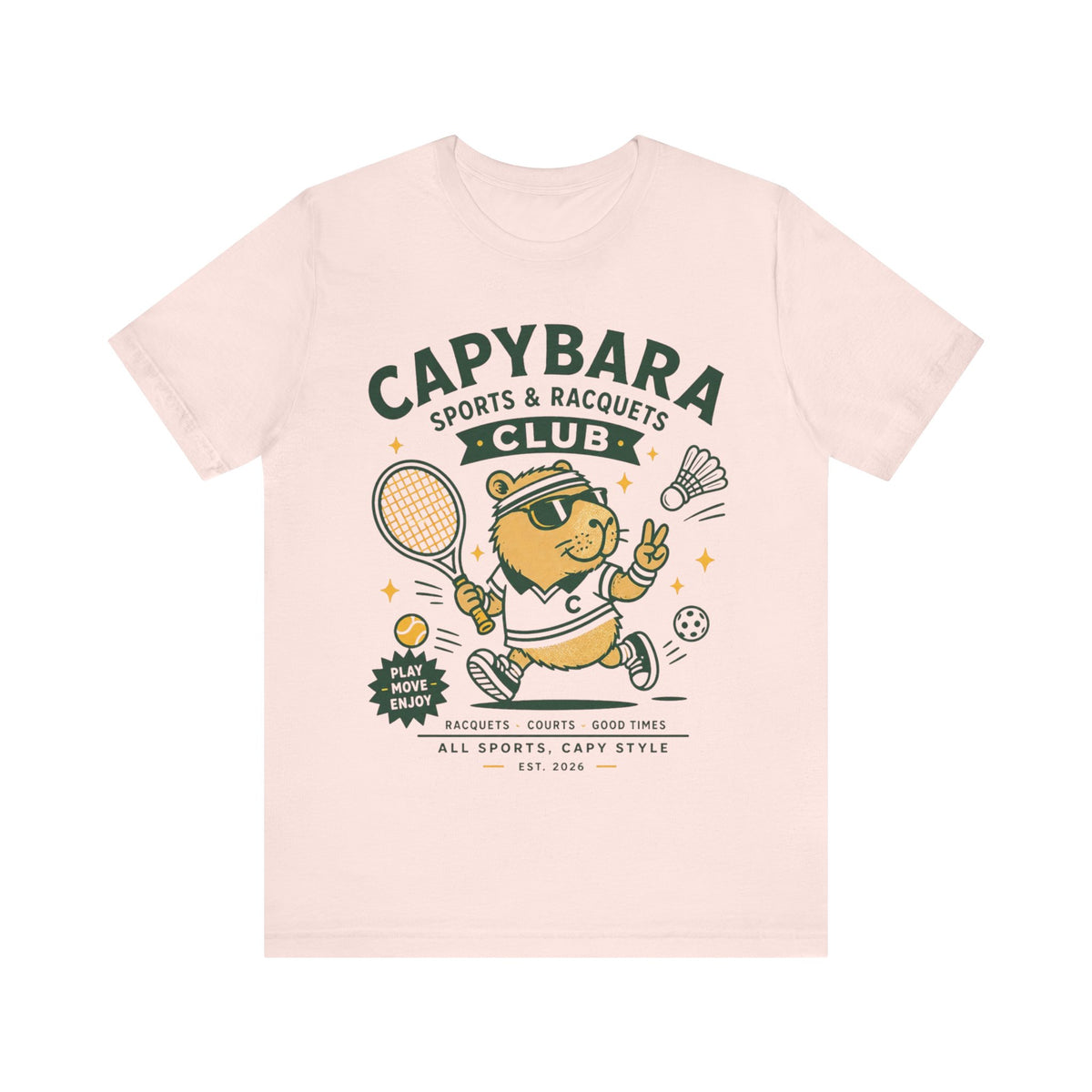 Salt Club Capybara Sports & Racquets Club Tee