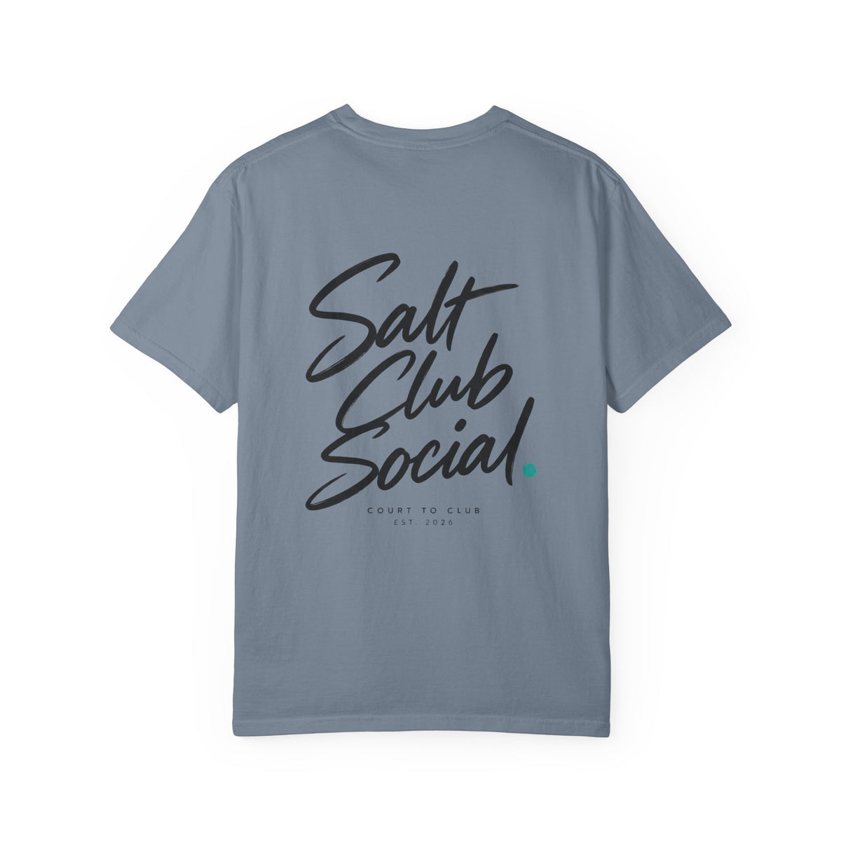 Salt Club Social Script Logo Tee