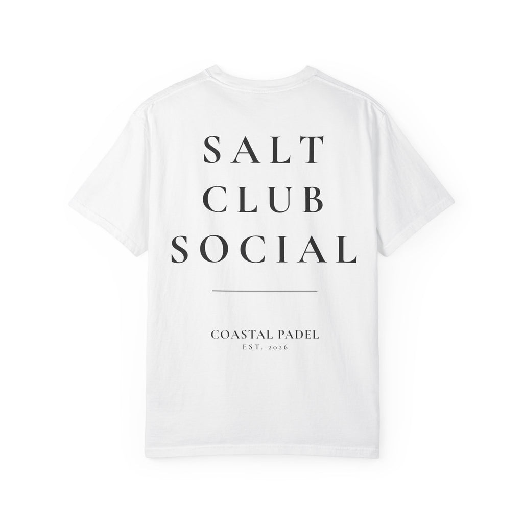 Salt Club Social T-Shirt | Coastal Padel Typography Tee