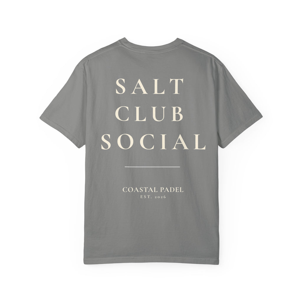 Salt Club Social T-Shirt | Coastal Padel Typography Tee