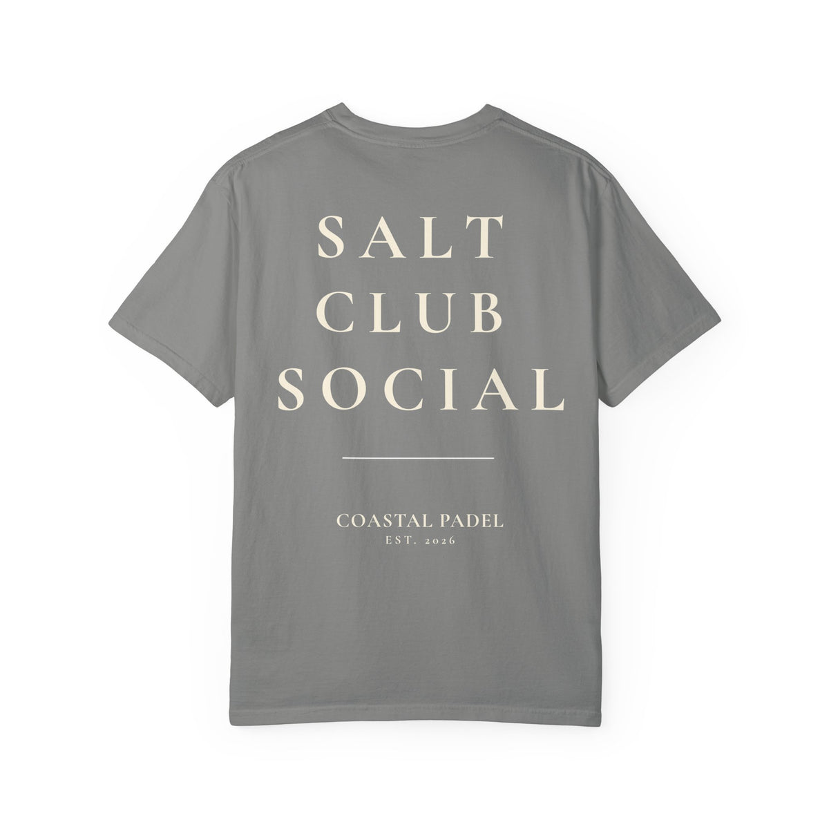 Salt Club Social T-Shirt | Coastal Padel Typography Tee