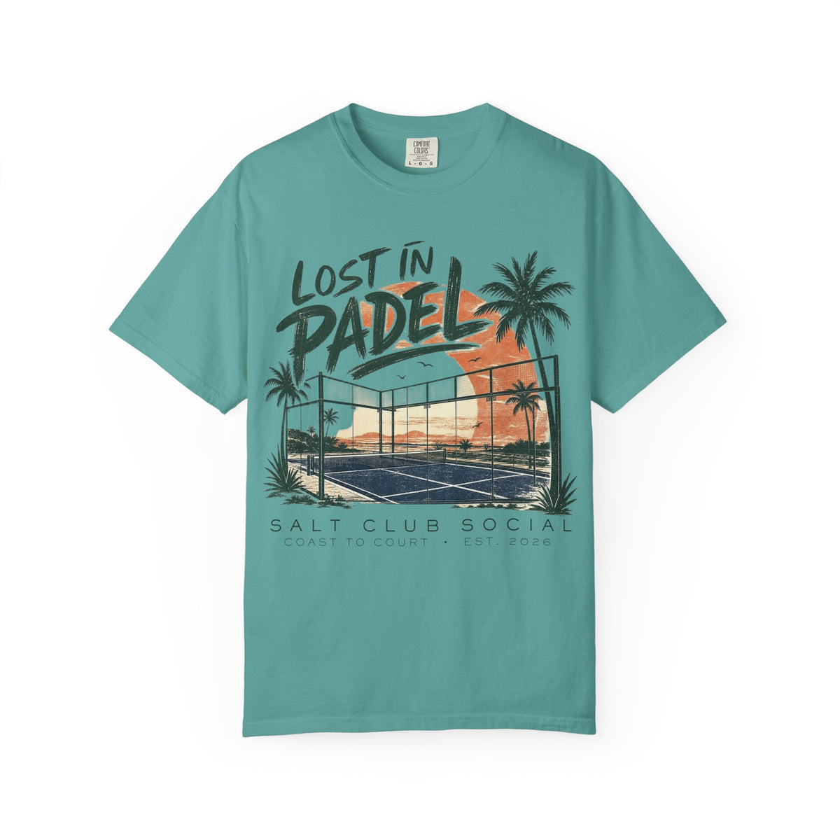 Salt Club Lost In Padel Coastal Summer Tee