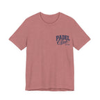 Padel Club Graphic Tee, Padel Rackets, Palm Trees, Court Design, Varsity T-shirt