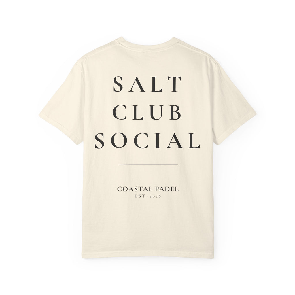 Salt Club Social T-Shirt | Coastal Padel Typography Tee