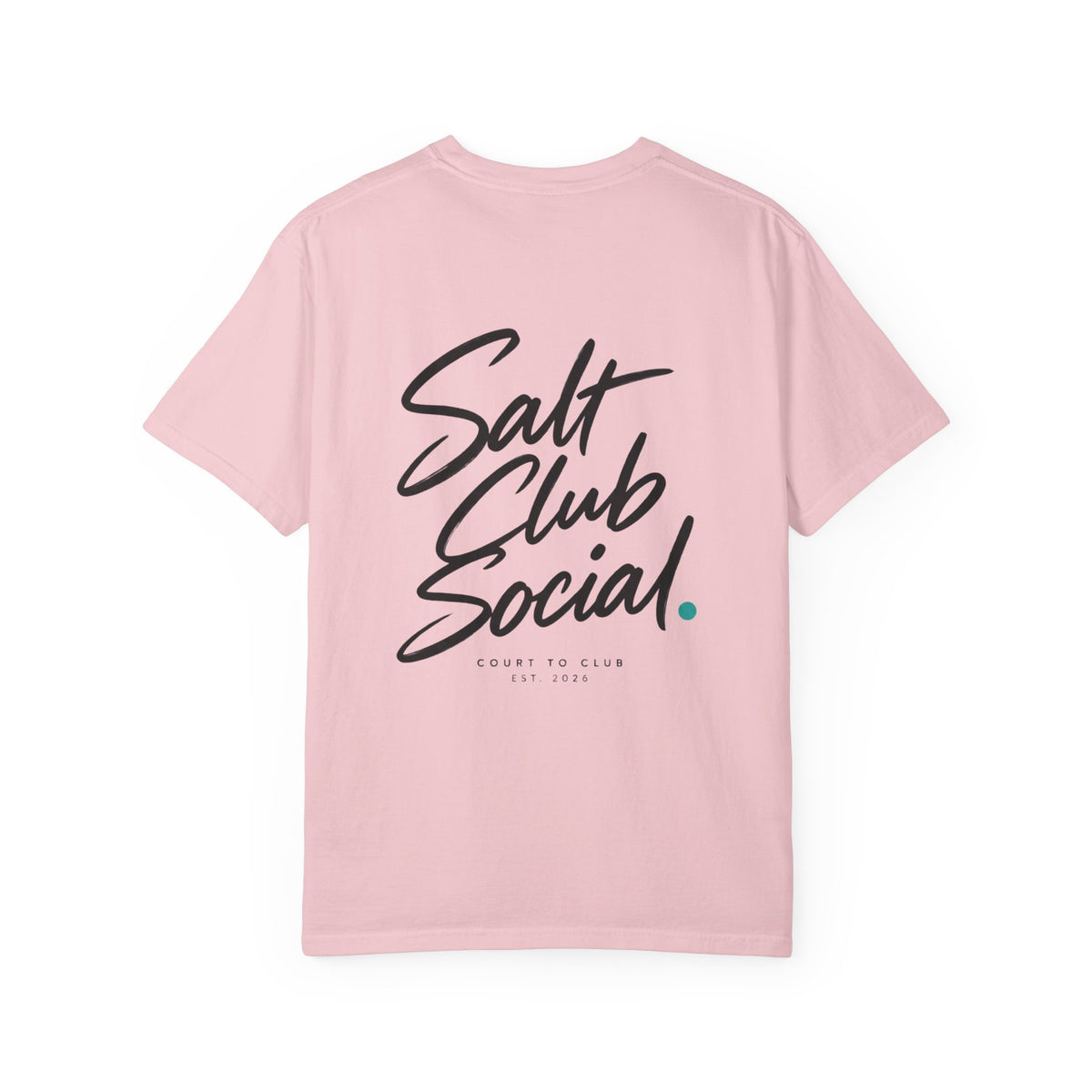 Salt Club Social Script Logo Tee