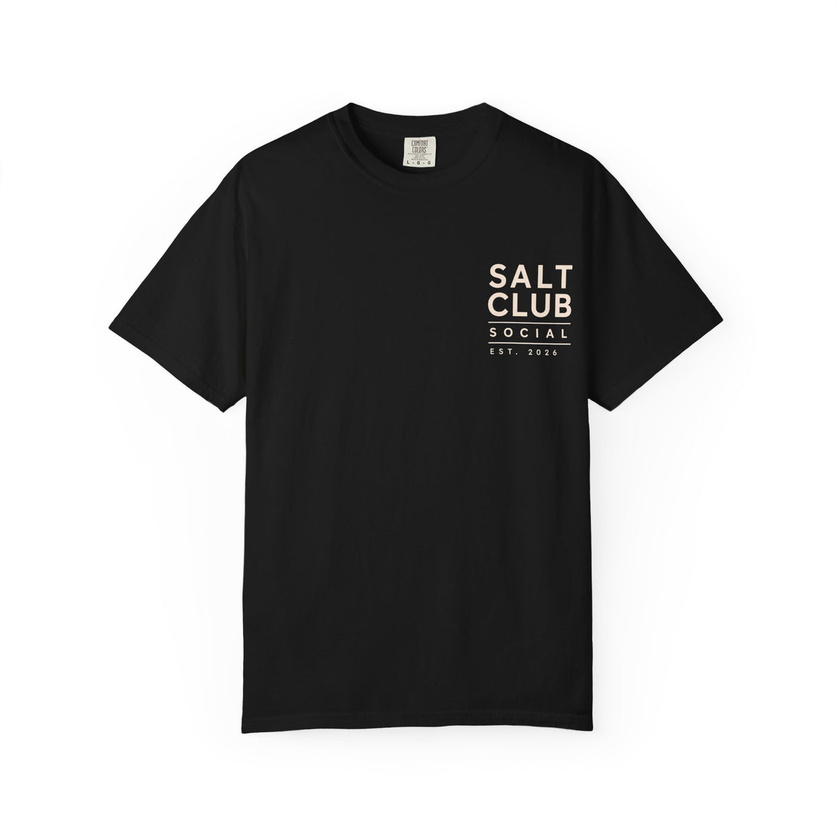 Salt Club Social graphic T-shirt | Tennis court design, EST. 2026