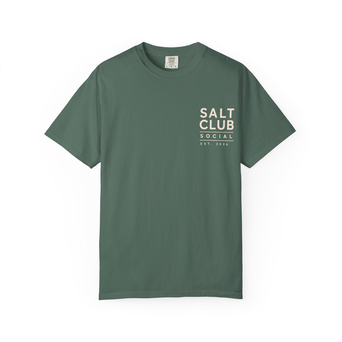 Salt Club Social graphic T-shirt | Tennis court design, EST. 2026