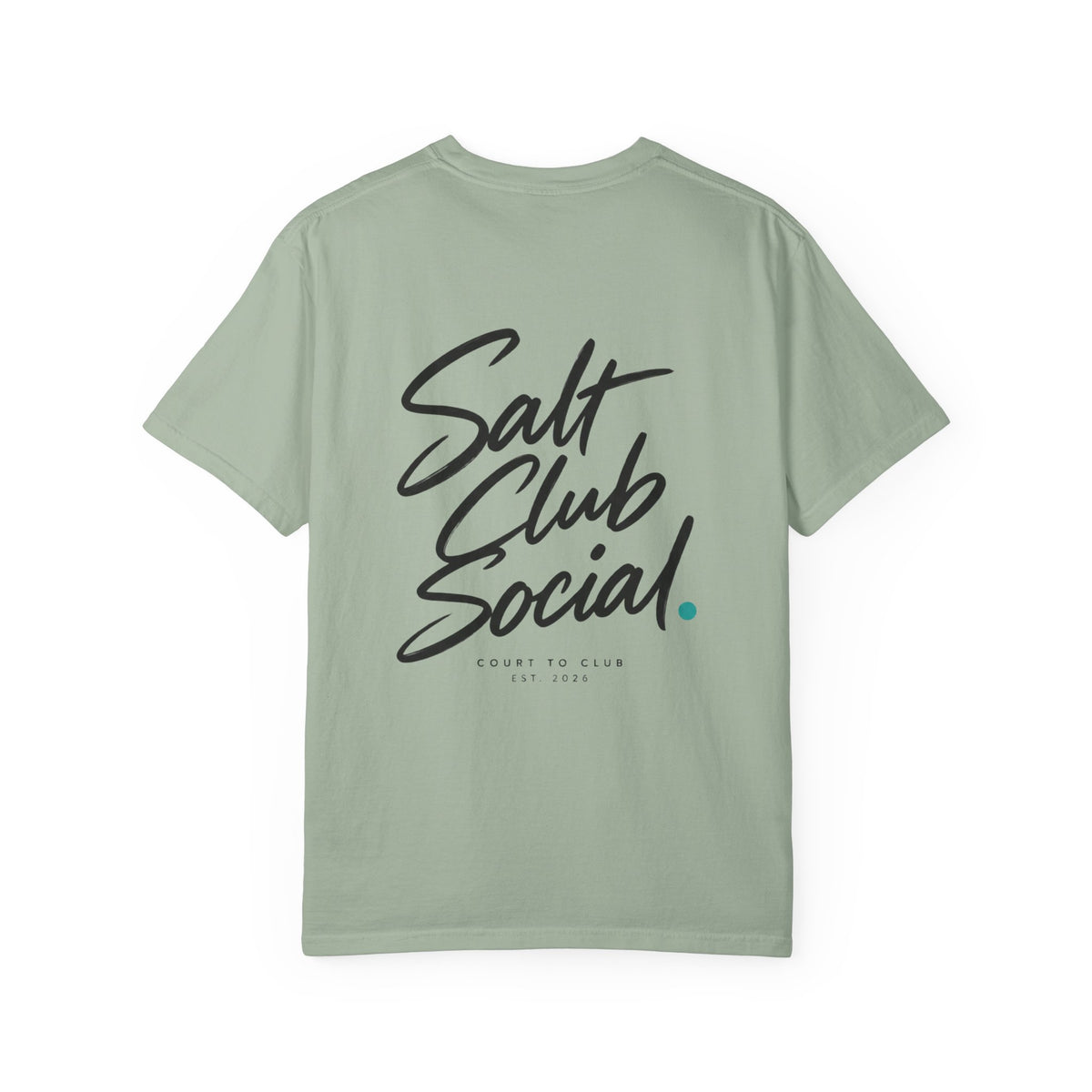 Salt Club Social Script Logo Tee