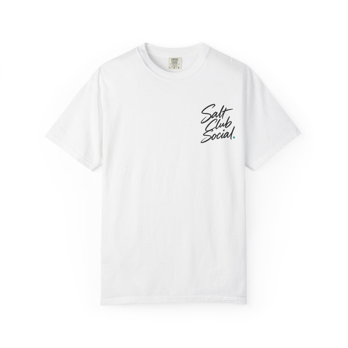 Salt Club Social Script Logo Tee