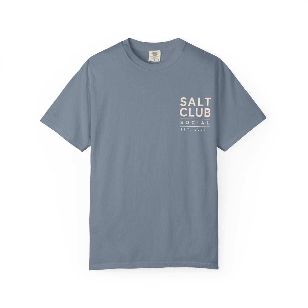 Salt Club Social graphic T-shirt | Tennis court design, EST. 2026
