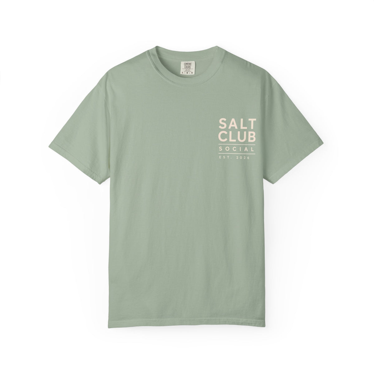 Salt Club Social graphic T-shirt | Tennis court design, EST. 2026