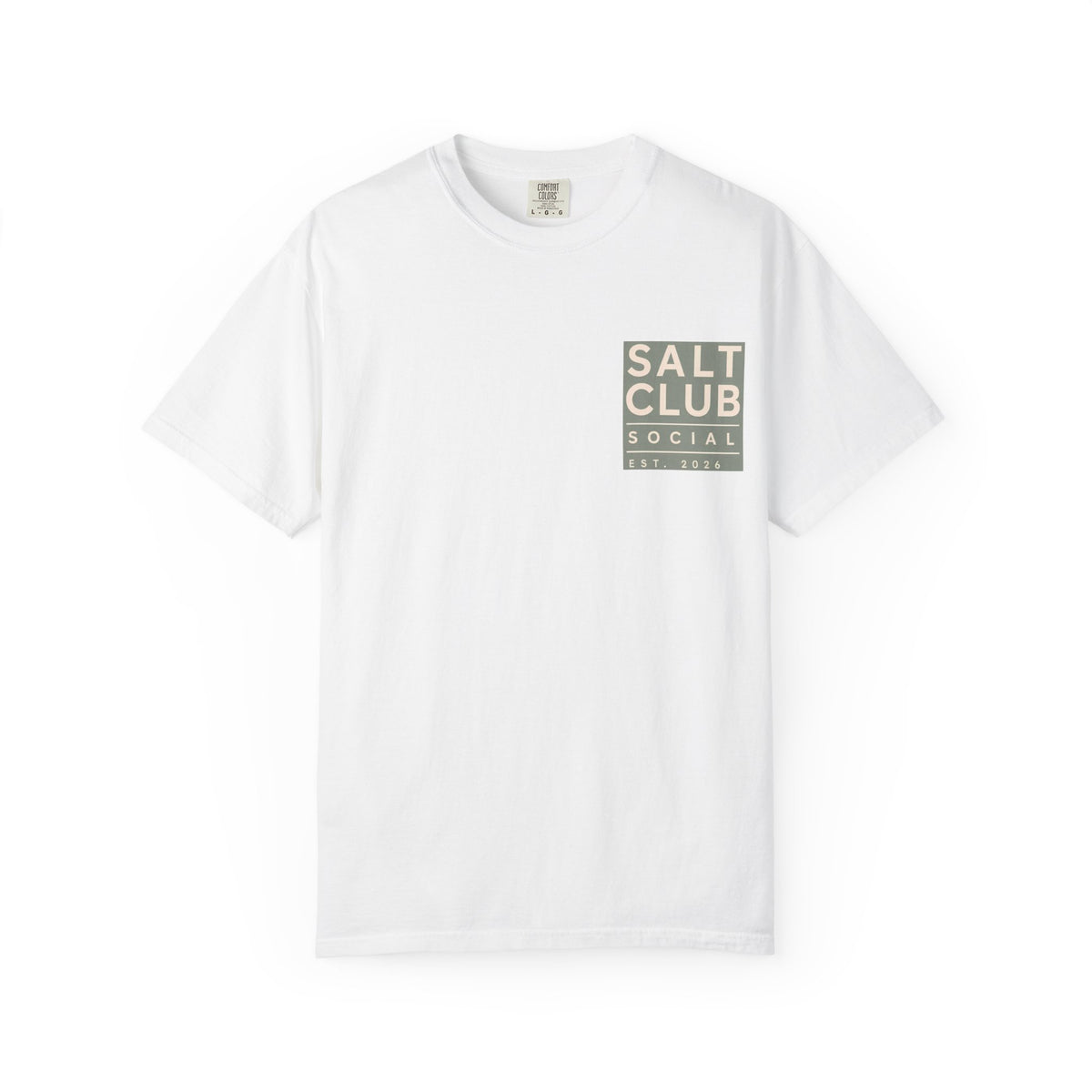 Salt Club Social graphic T-shirt | Tennis court design, EST. 2026