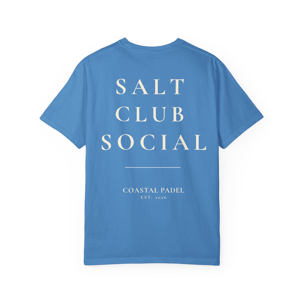 Salt Club Social T-Shirt | Coastal Padel Typography Tee