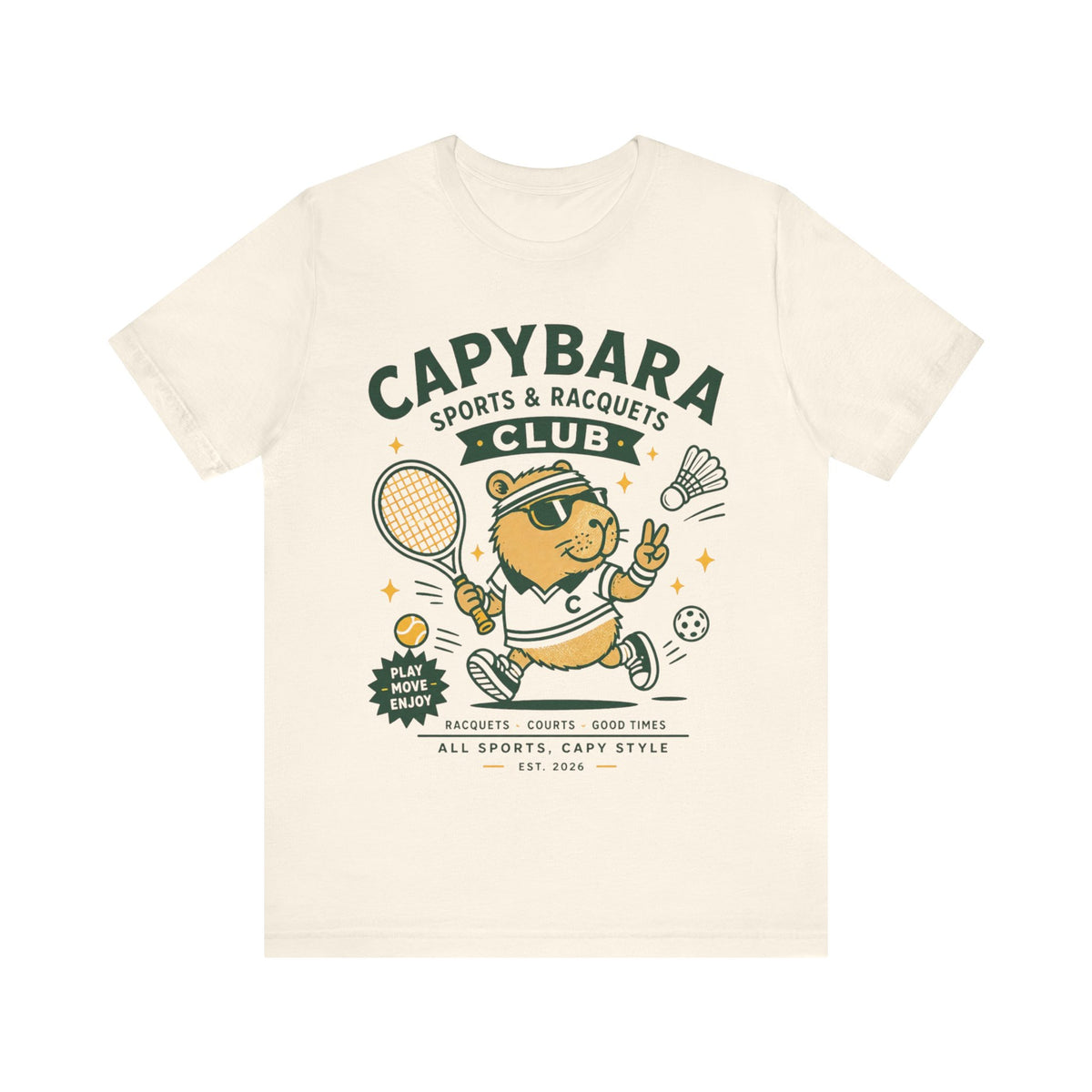 Salt Club Capybara Sports & Racquets Club Tee