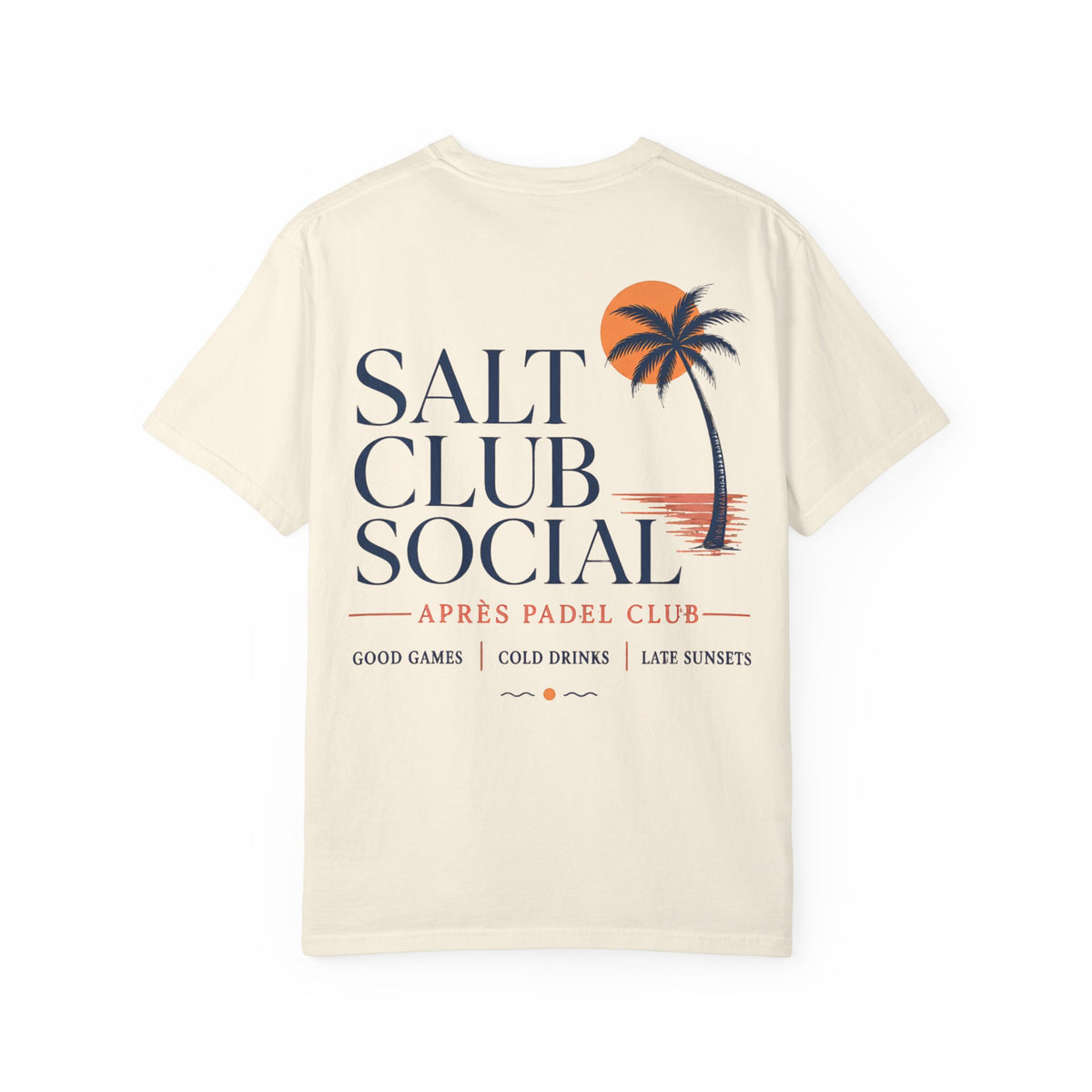 Salt Club Social Palm Tee | Beach Padel Club T-Shirt