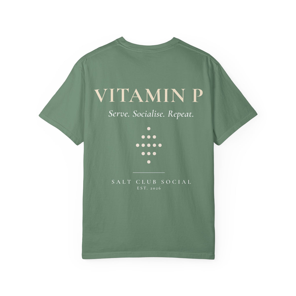 Vitamin P graphic T-shirt | Salt Club Social logo tee, Padel T shirt