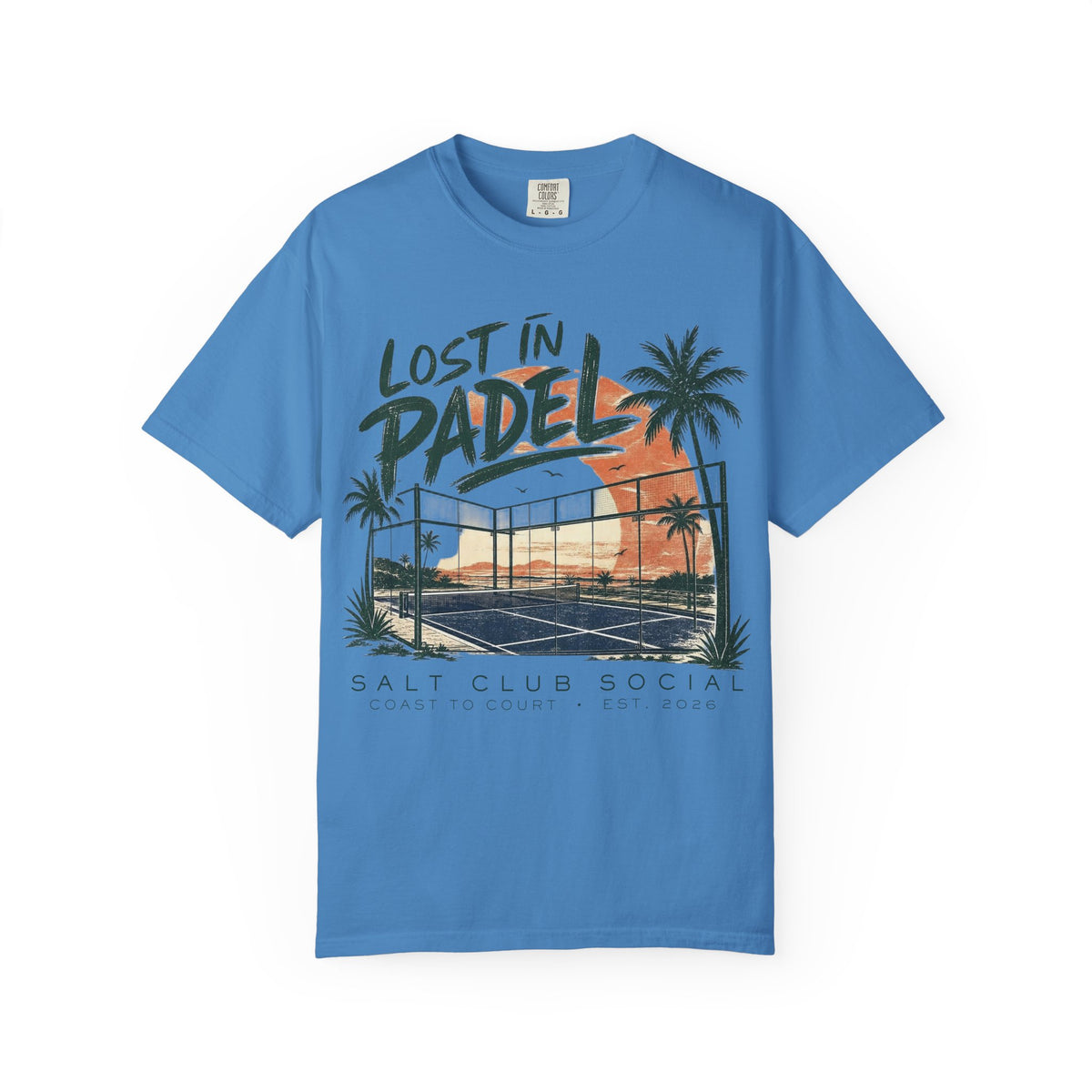 Salt Club Lost In Padel Coastal Summer Tee