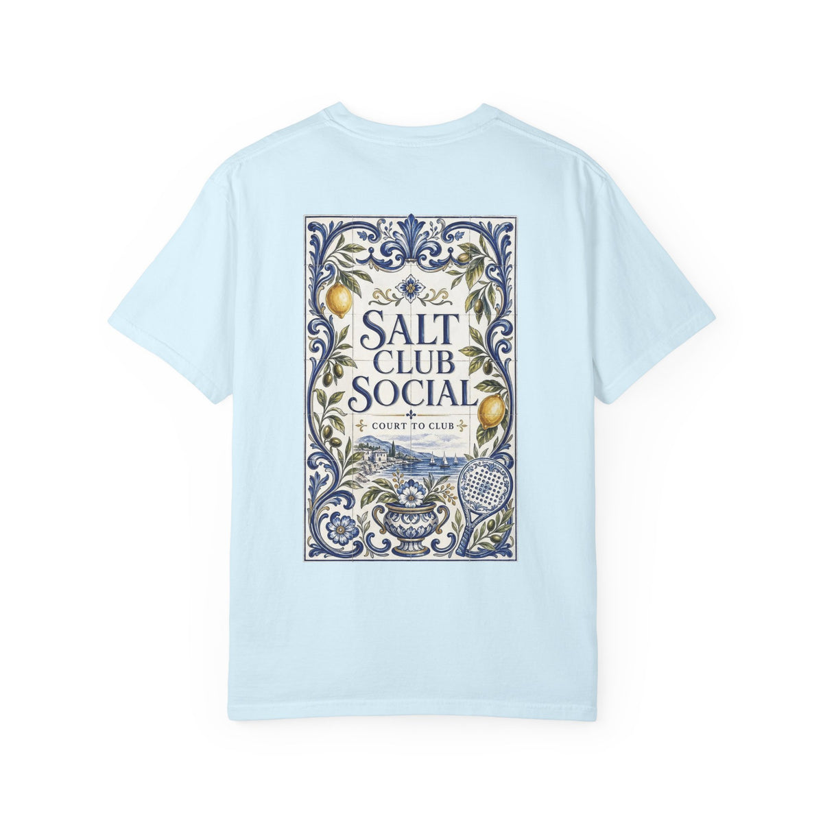 Salt Club Social Ornamental Lemon Tile T-Shirt