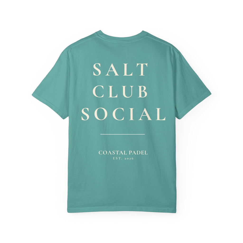 Salt Club Social T-Shirt | Coastal Padel Typography Tee