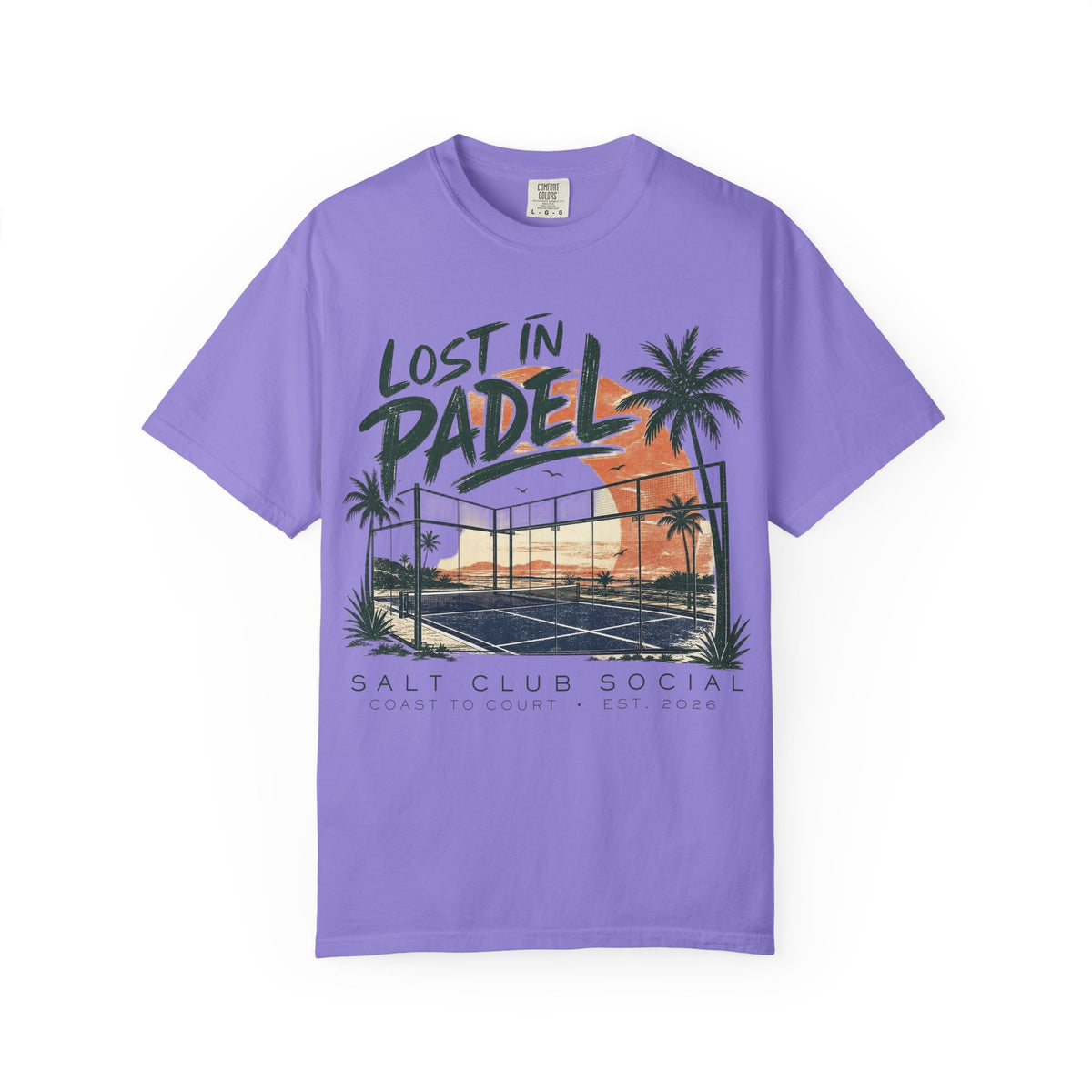 Salt Club Lost In Padel Coastal Summer Tee