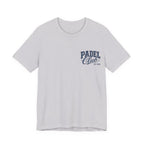 Padel Club Graphic Tee, Padel Rackets, Palm Trees, Court Design, Varsity T-shirt