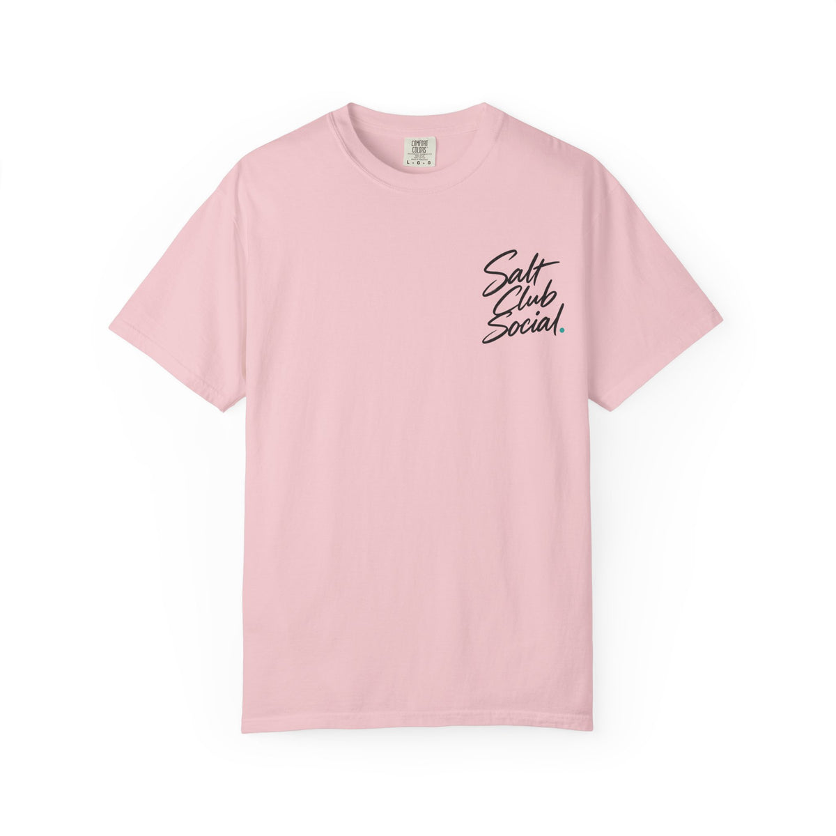 Salt Club Social Script Logo Tee