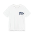 Padel Club Graphic Tee, Padel Rackets, Palm Trees, Court Design, Varsity T-shirt