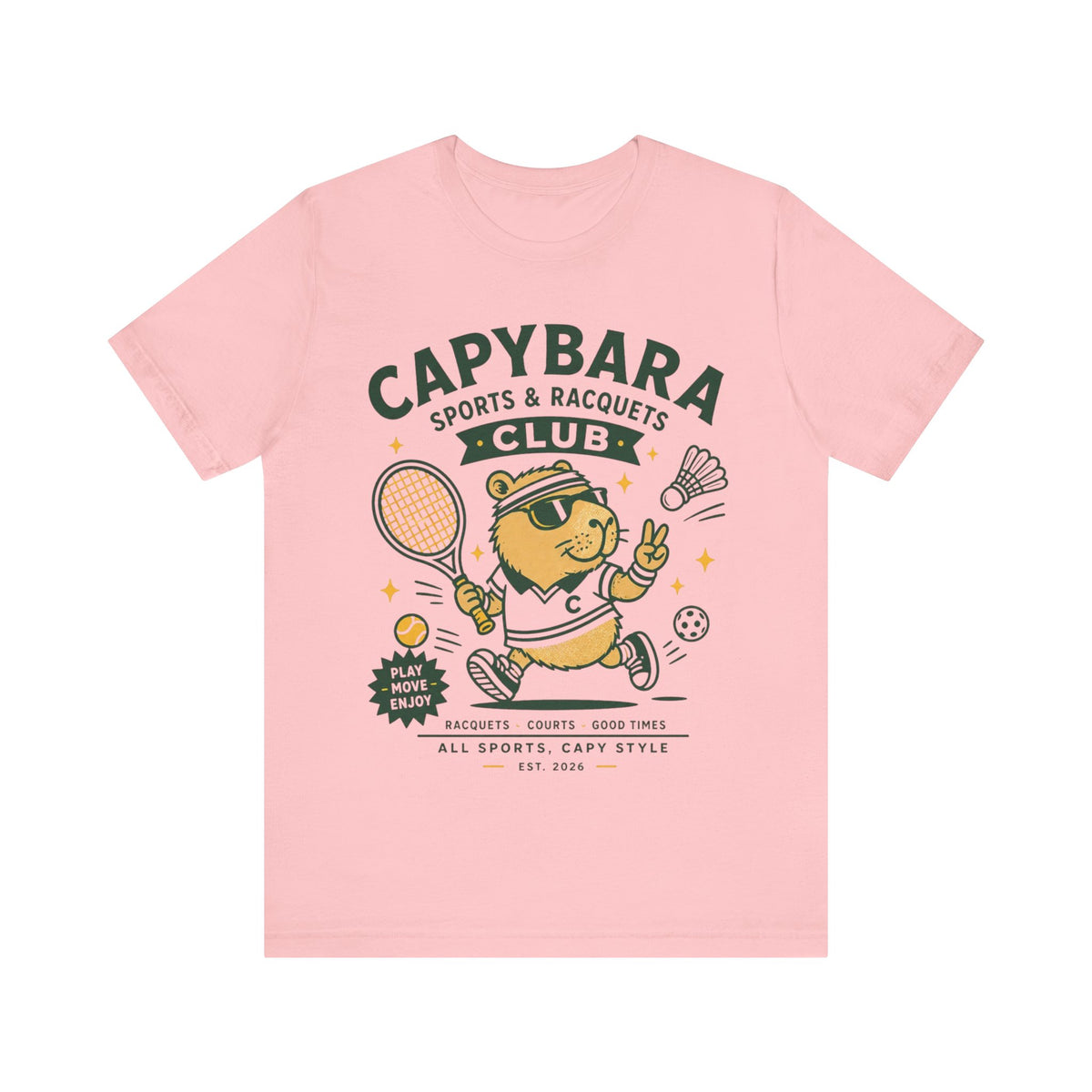 Salt Club Capybara Sports & Racquets Club Tee