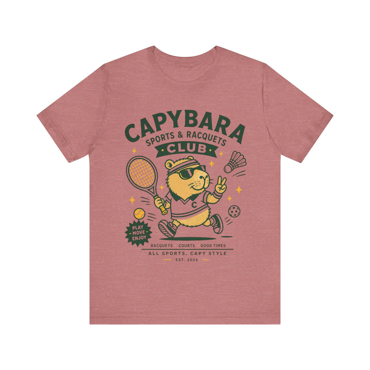 Salt Club Capybara Sports & Racquets Club Tee