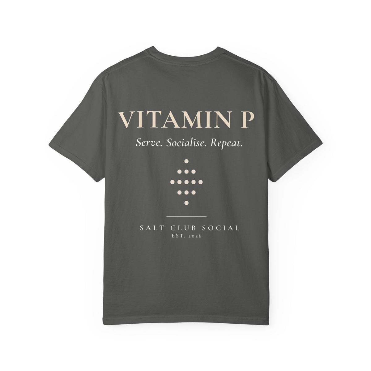 Vitamin P graphic T-shirt | Salt Club Social logo tee, Padel T shirt