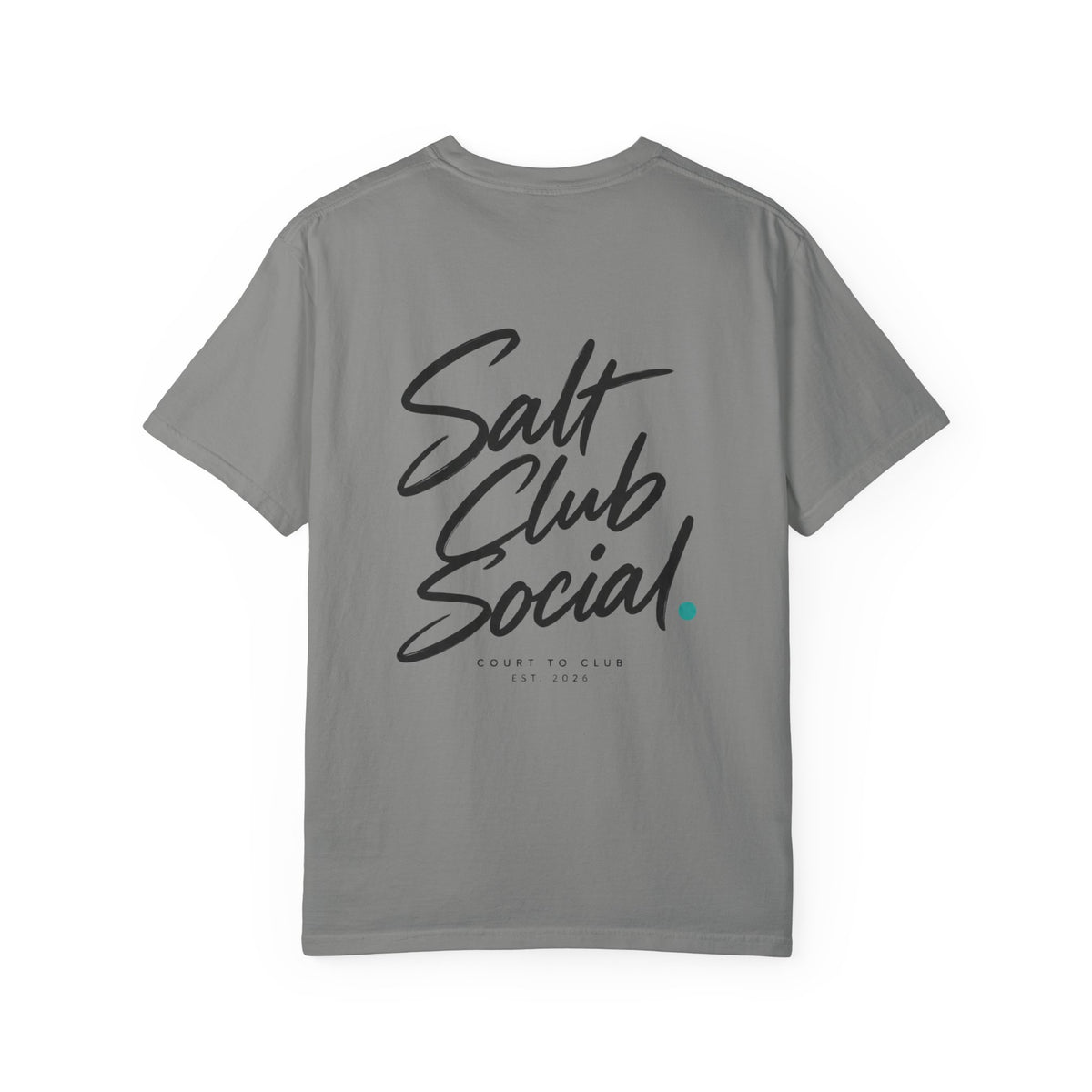 Salt Club Social Script Logo Tee