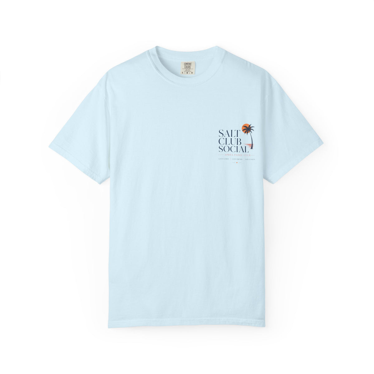 Salt Club Social Palm Tee | Beach Padel Club T-Shirt