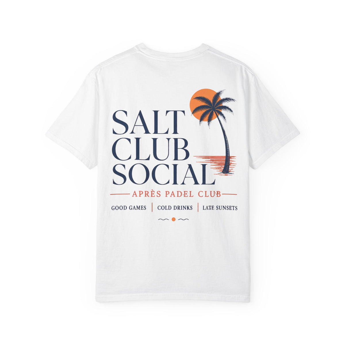 Salt Club Social Palm Tee | Beach Padel Club T-Shirt