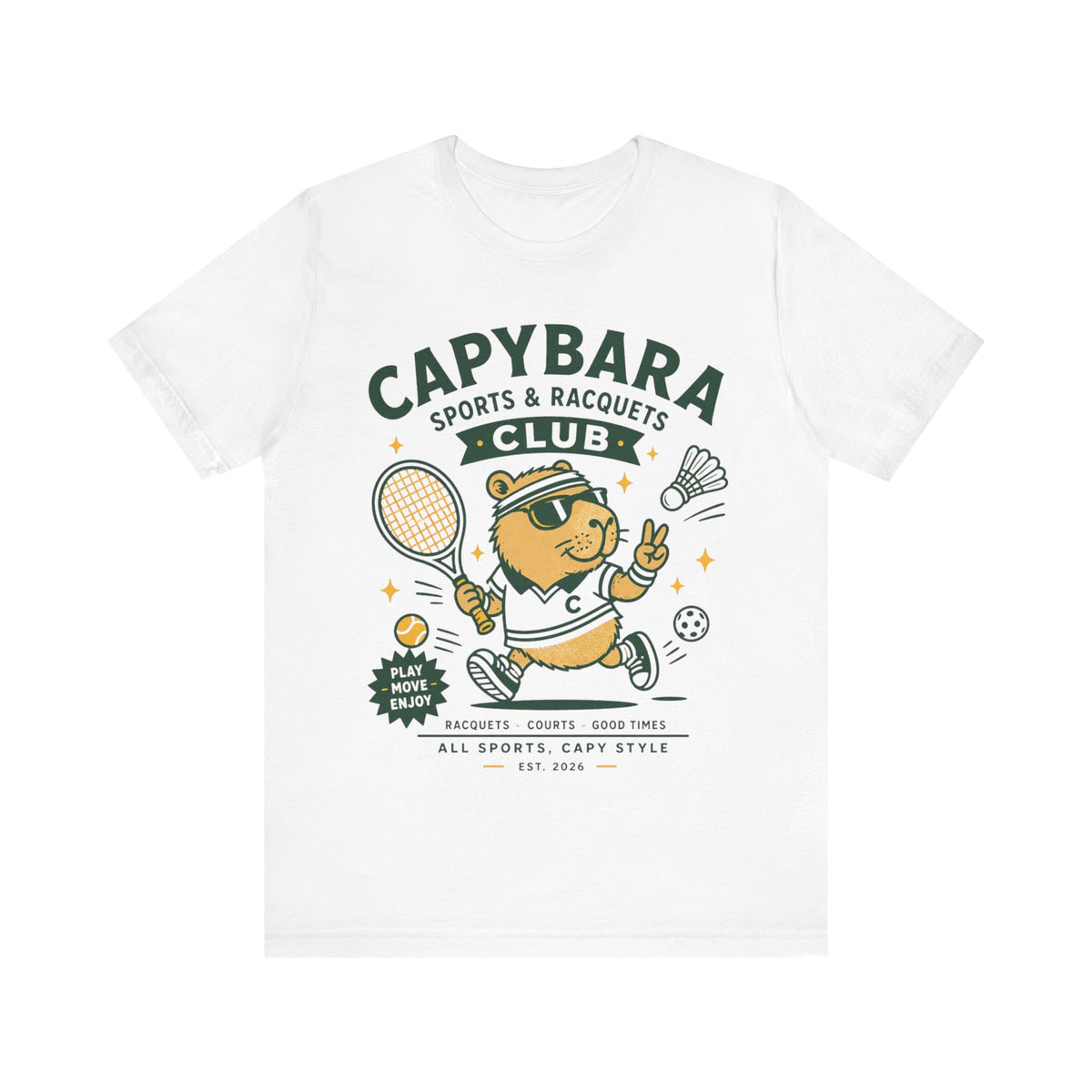 Salt Club Capybara Sports & Racquets Club Tee
