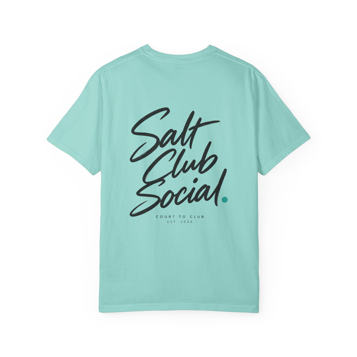 Salt Club Social Script Logo Tee