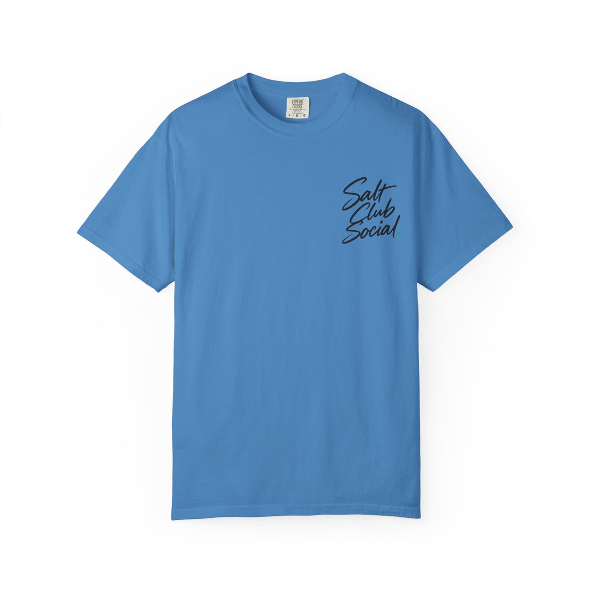 Salt Club Social Script Logo Tee