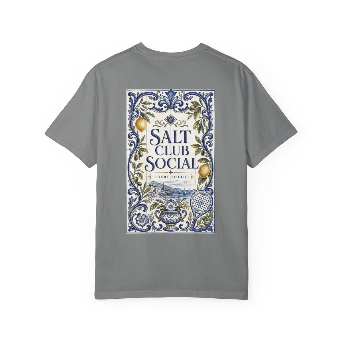 Salt Club Social Ornamental Lemon Tile T-Shirt