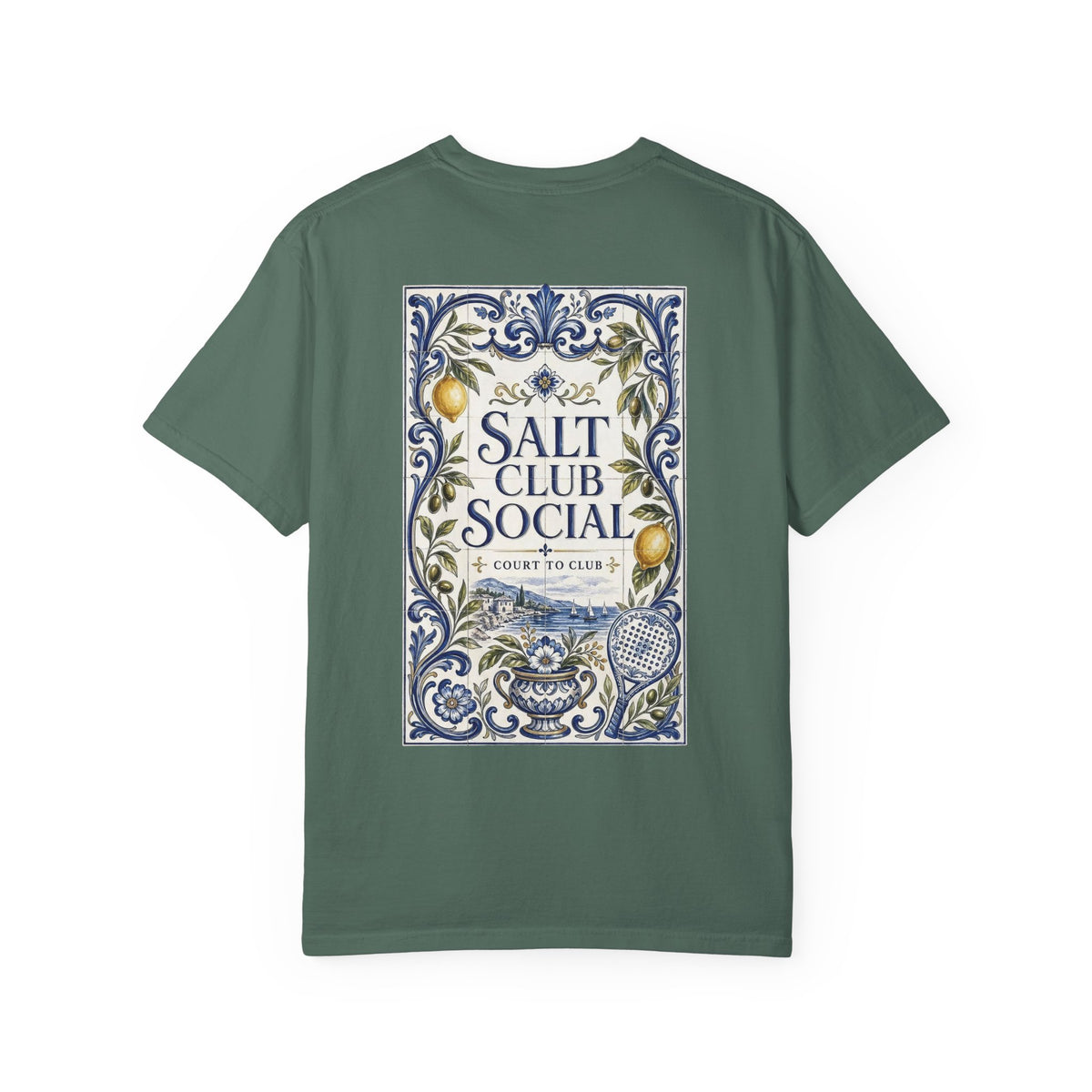 Salt Club Social Ornamental Lemon Tile T-Shirt