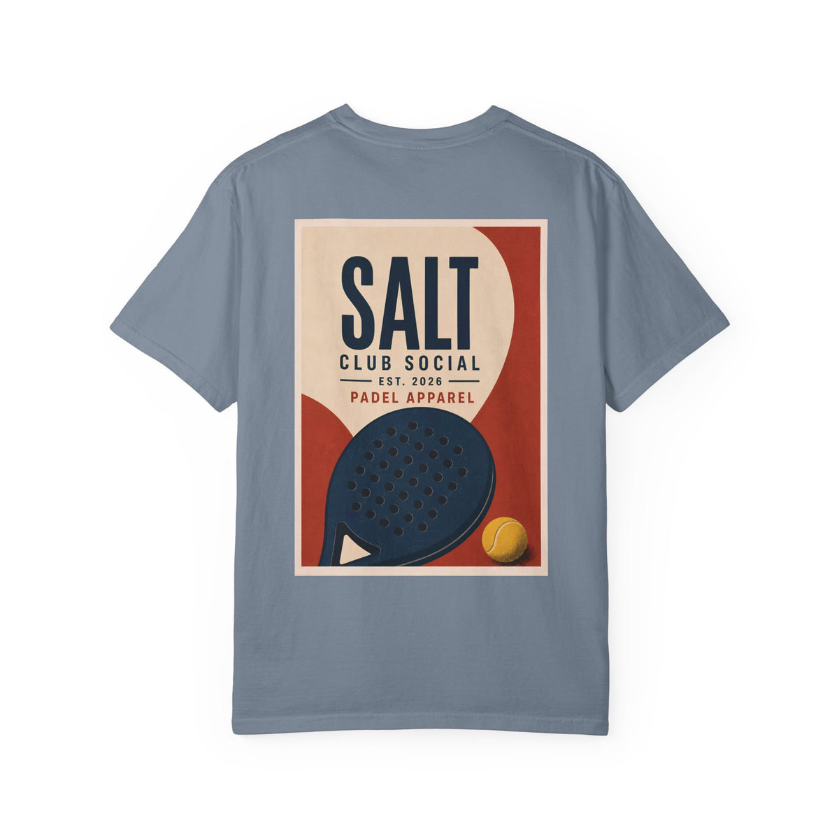 Salt Club Padel Graphic T-Shirt | Padel Poster Design