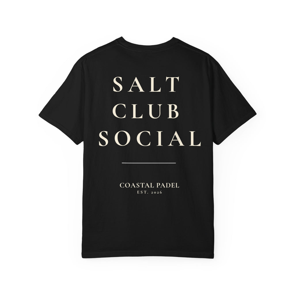 Salt Club Social T-Shirt | Coastal Padel Typography Tee